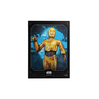 Gamegenic - Star Wars: Unlimited - Premium Art Sleeves - C-3PO