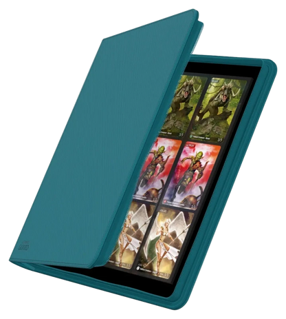 Ultimate Guard - Zipfolio 480 XenoSkin - 24-Pocket Portfolio - Petrol Blue