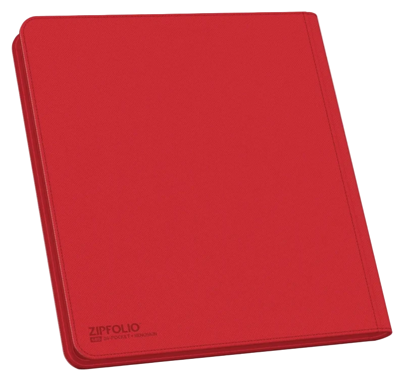 Ultimate Guard - Zipfolio 480 XenoSkin - 24-Pocket Portfolio - Red