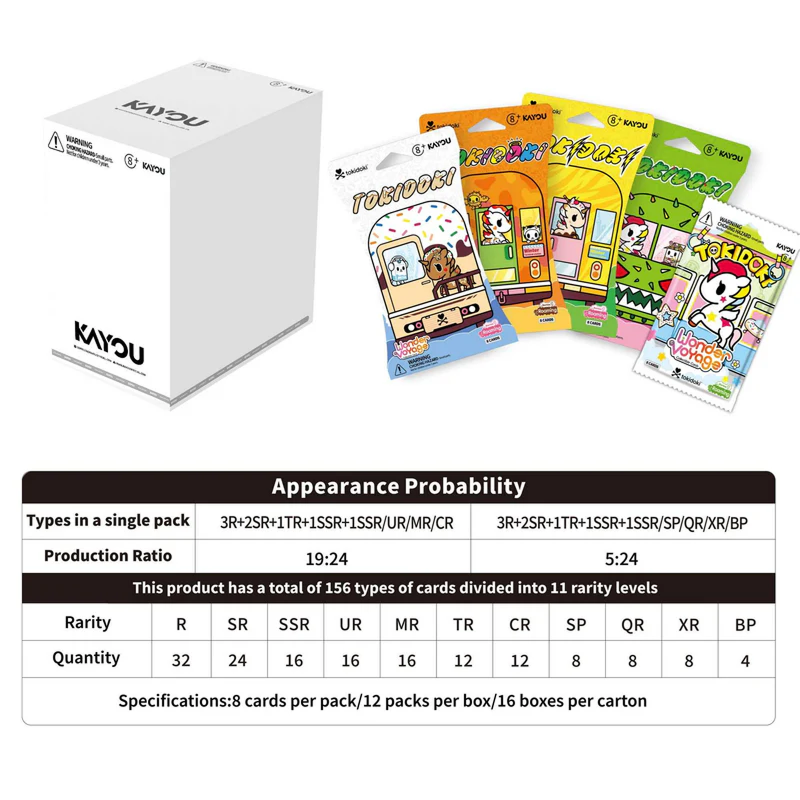 Kayou - Tokidoki - Wonder Voyage Collectible Cards Series 01 (Roaming Edition) - Sleeved Booster Box (24x Packs)