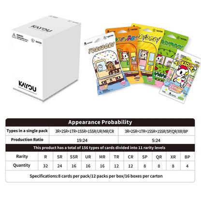 Kayou - Tokidoki - Wonder Voyage Collectible Cards Series 01 (Roaming Edition) - Sleeved Booster Box (24x Packs)