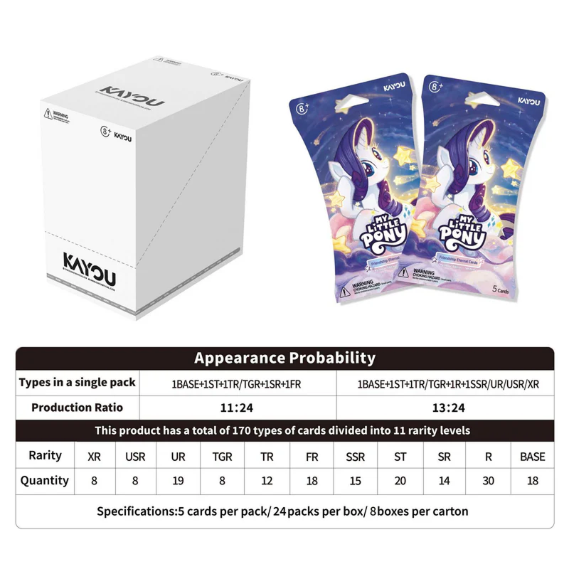 Kayou - My Little Pony - Friendship Eternal Cards Series 02 (Rainbow Edition) - Sleeved Booster Box (24x Packs)