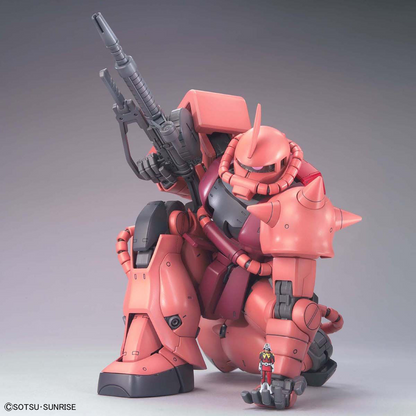 Bandai - Gunpla - MG 1/100 - Mobile Suit Gundam - MS-06S Char&