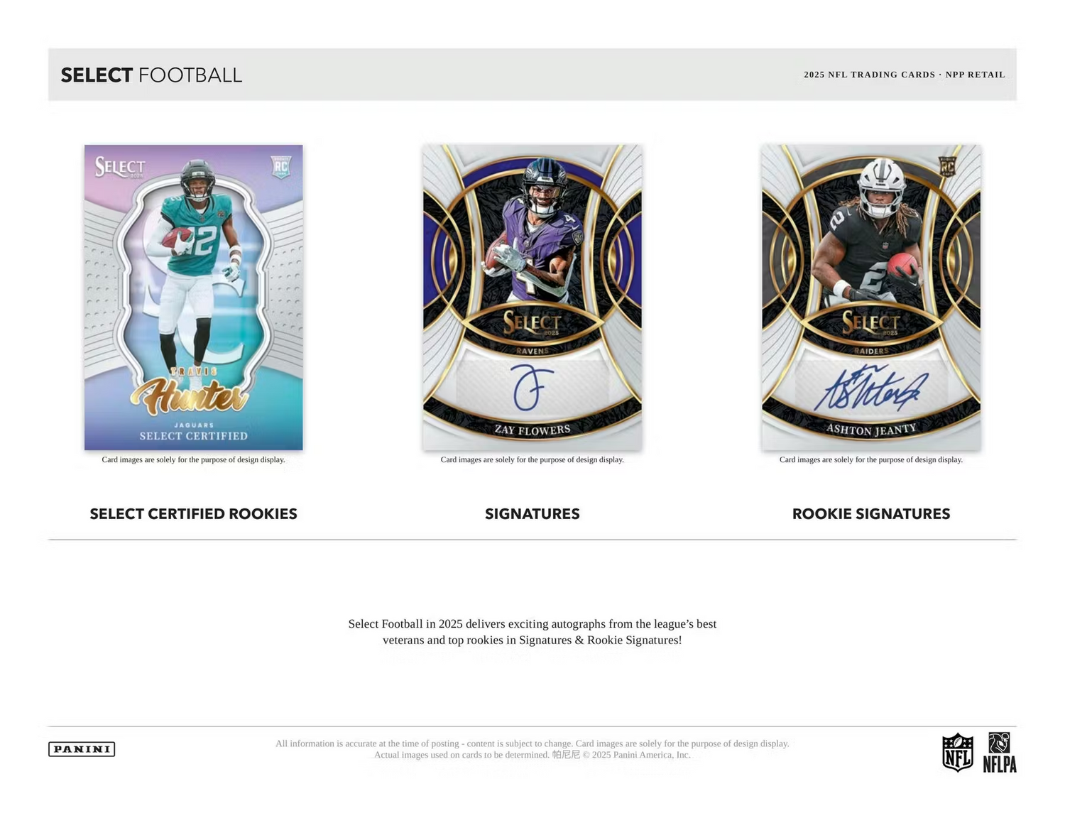 Panini - 2025 Select American Football (NFL) - Blaster Box