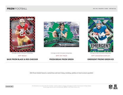 Panini - 2025 Prizm American Football (NFL) - Mega Box