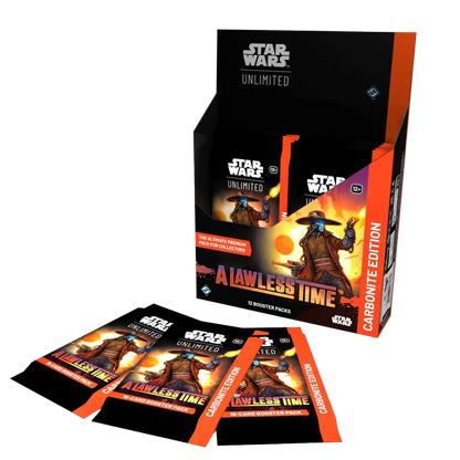 Star Wars: Unlimited - A Lawless Time - Carbonite Display Case (4x Carbonite Booster Boxes)