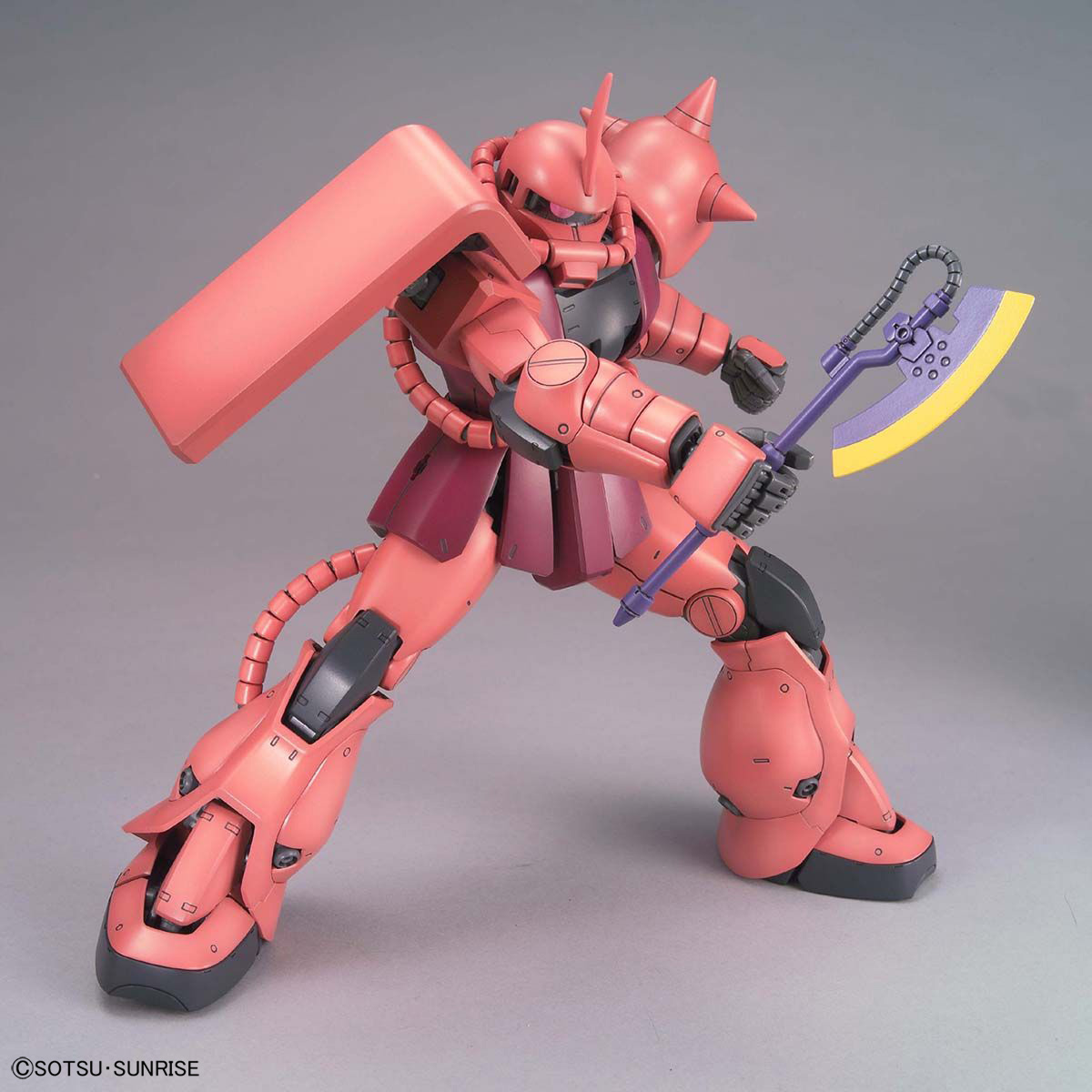 Bandai - Gunpla - MG 1/100 - Mobile Suit Gundam - MS-06S Char&