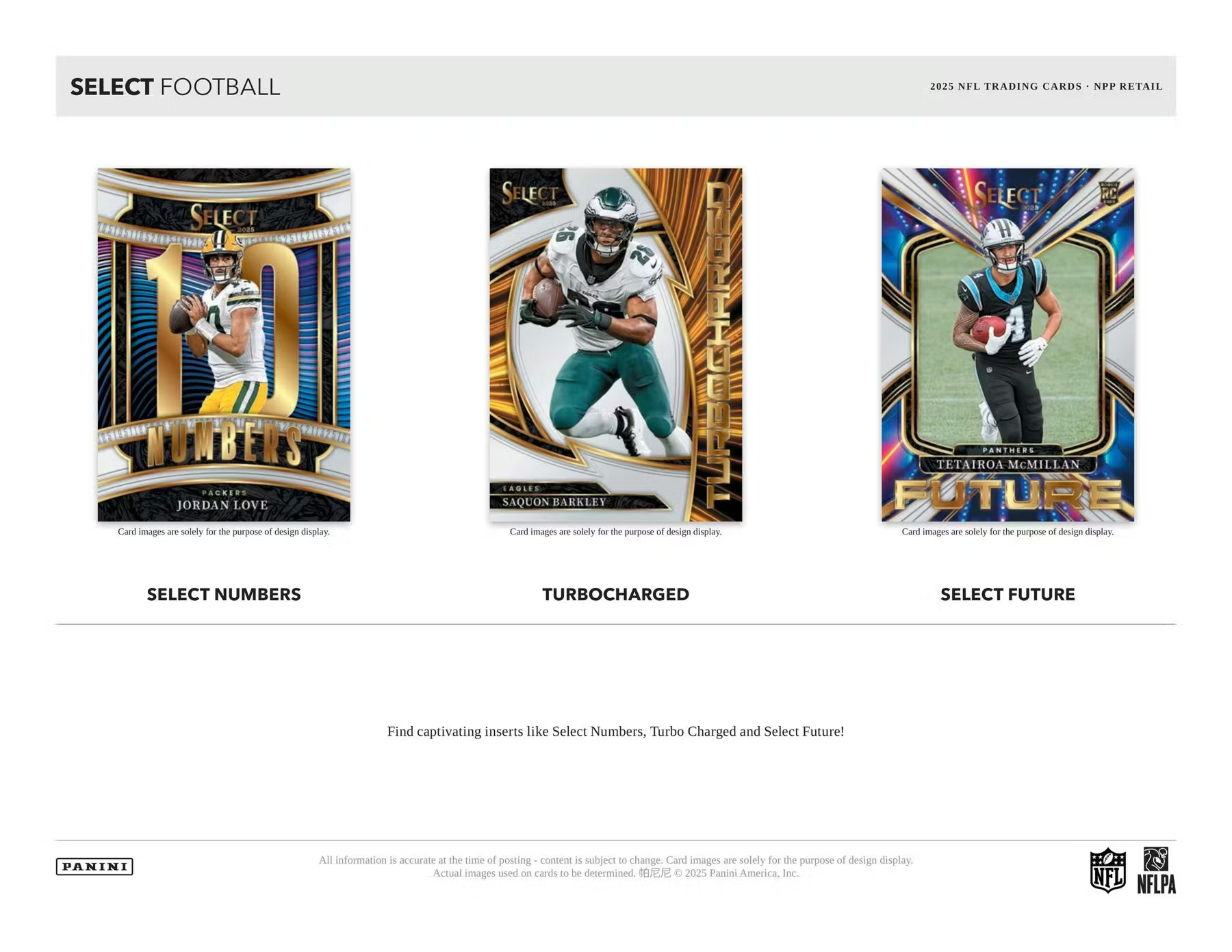 Panini - 2025 Select American Football (NFL) - Blaster Box