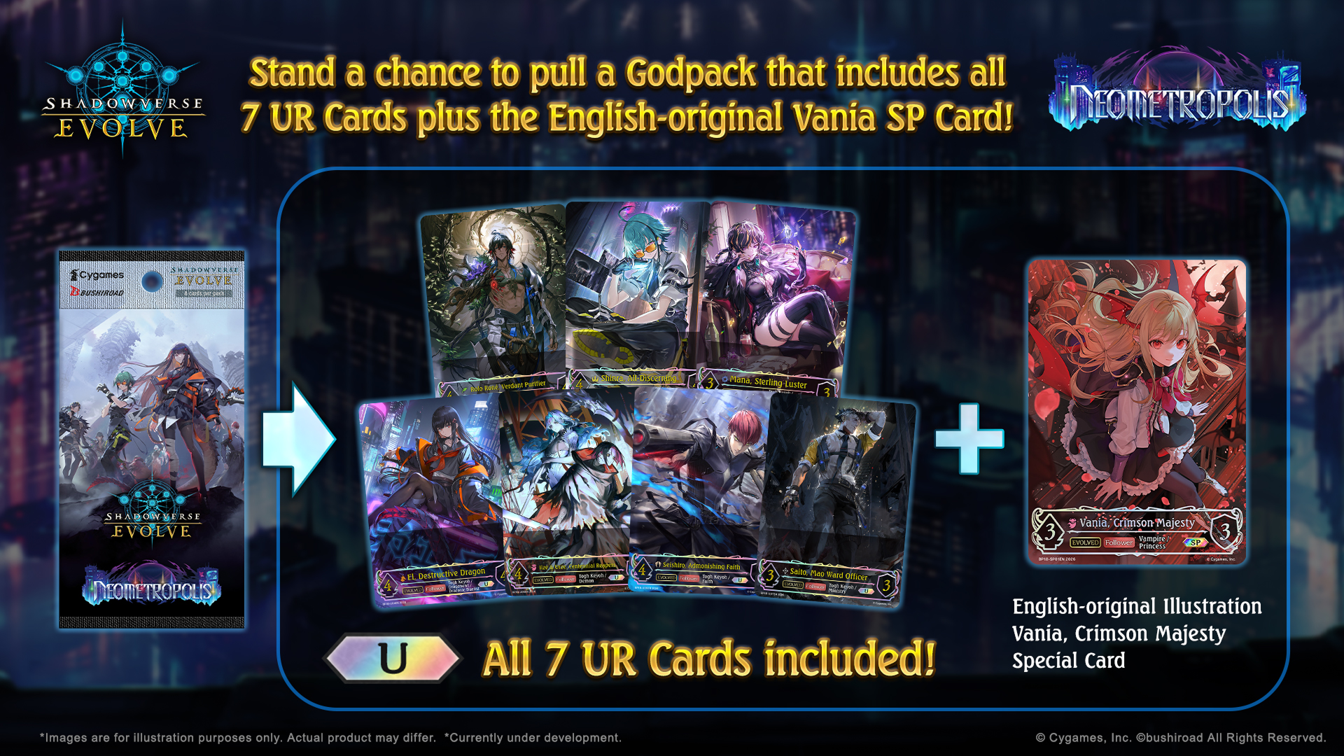 Shadowverse: Evolve - Set 18 - Neometropolis - Booster Pack