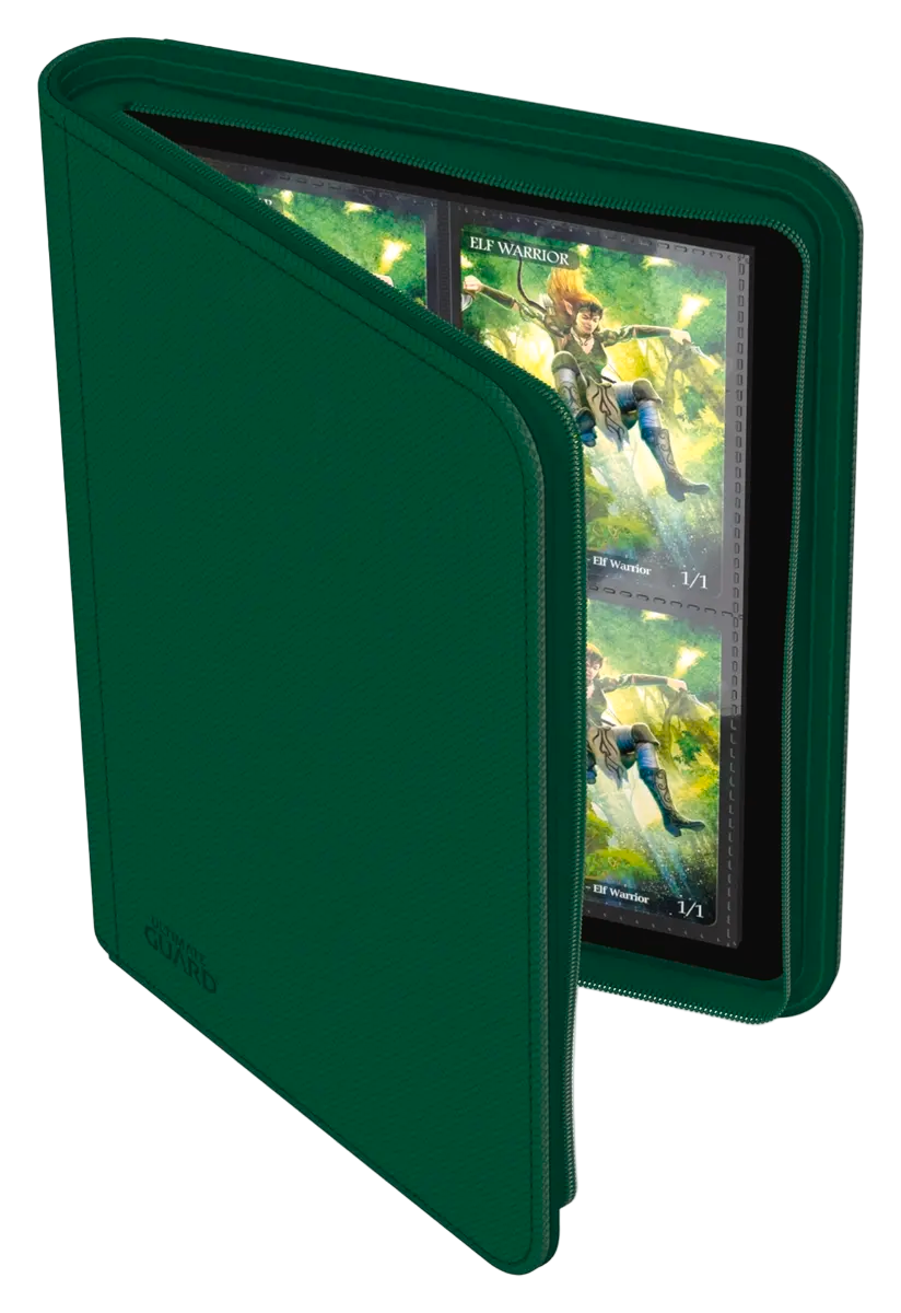 Ultimate Guard - Zipfolio 160 XenoSkin - 8-Pocket Portfolio - Green