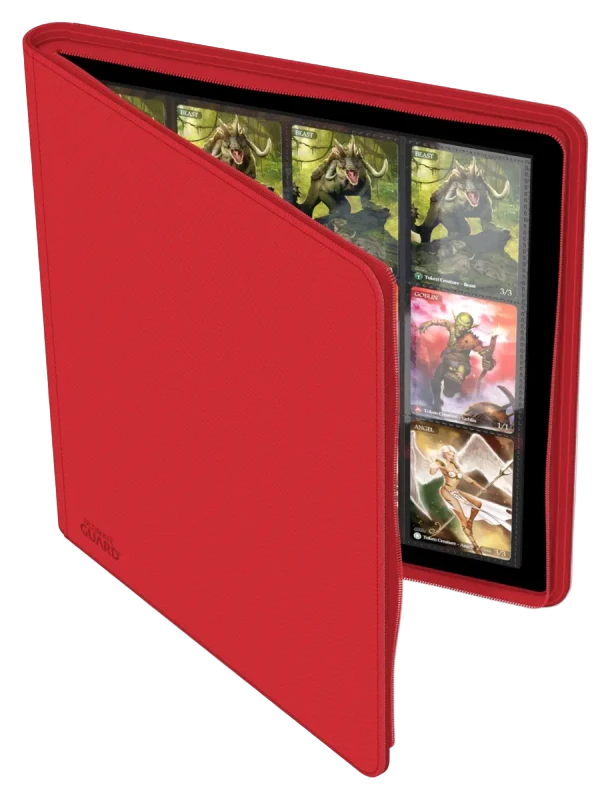 Ultimate Guard - Zipfolio 480 XenoSkin - 24-Pocket Portfolio - Red