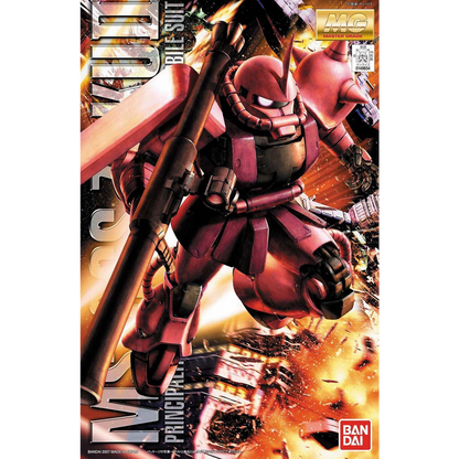Bandai - Gunpla - MG 1/100 - Mobile Suit Gundam - MS-06S Char&