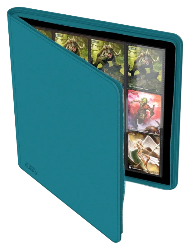 Ultimate Guard - Zipfolio 480 XenoSkin - 24-Pocket Portfolio - Petrol Blue