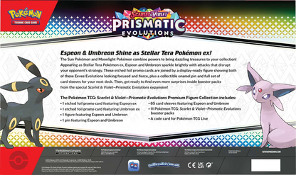 Pokemon TCG - Scarlet &amp; Violet - Prismatic Evolutions - Premium Figure Collection Box