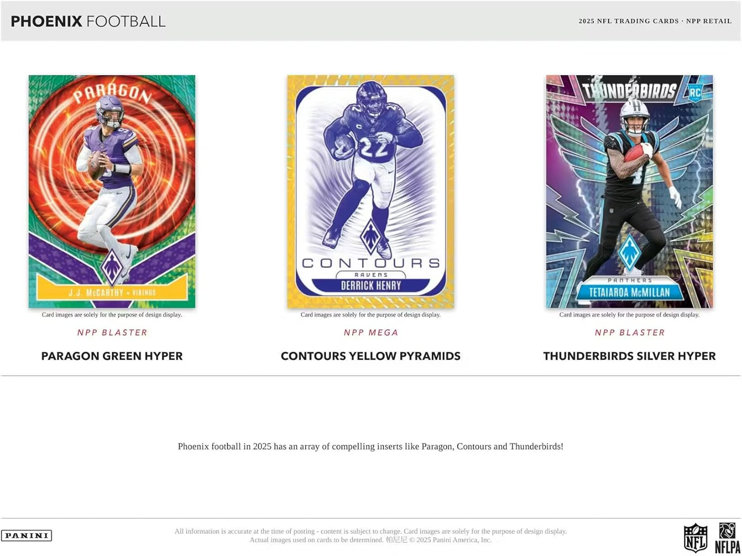 Panini - 2025 Phoenix American Football (NFL) - Mega Box