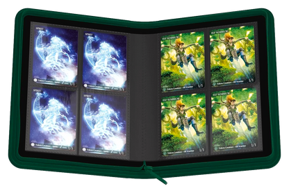 Ultimate Guard - Zipfolio 160 XenoSkin - 8-Pocket Portfolio - Green