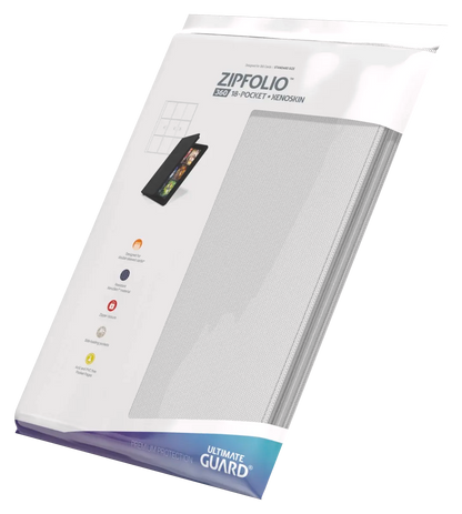 Ultimate Guard - Zipfolio 360 XenoSkin - 18-Pocket Portfolio - White