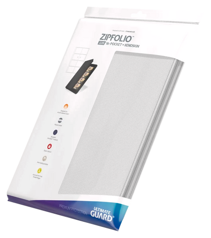Ultimate Guard - Zipfolio 320 XenoSkin - 16-Pocket Portfolio - White