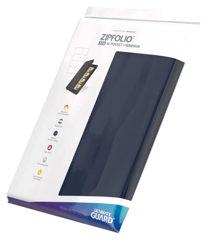 Ultimate Guard - Zipfolio 320 XenoSkin - 16-Pocket Portfolio - Blue