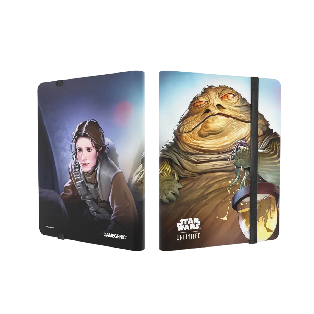 Gamegenic - Star Wars: Unlimited - 18-Pocket Album - Leia Organa &amp; Jabba The Hutt