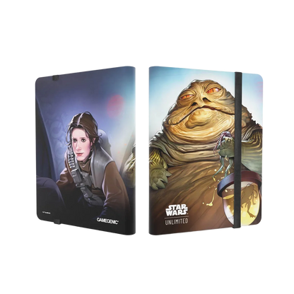 Gamegenic - Star Wars: Unlimited - 18-Pocket Album - Leia Organa &amp; Jabba The Hutt