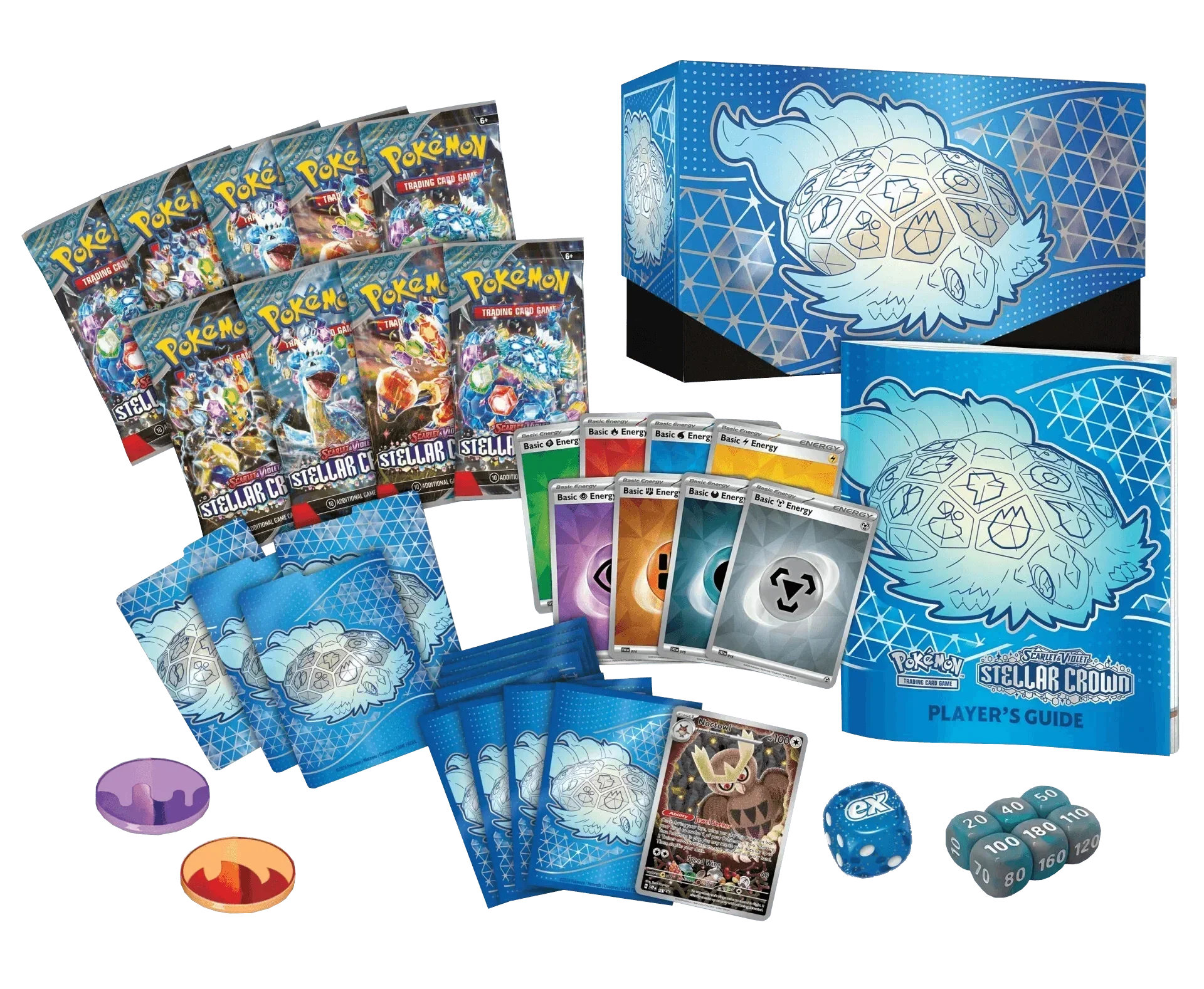 Pokemon TCG - Scarlet &amp; Violet - Stellar Crown - Elite Trainer Box