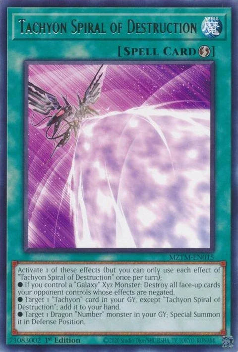 Tachyon Spiral of Destruction (MZTM-EN015)