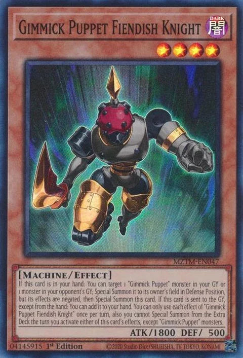 Gimmick Puppet Fiendish Knight (MZTM-EN047)