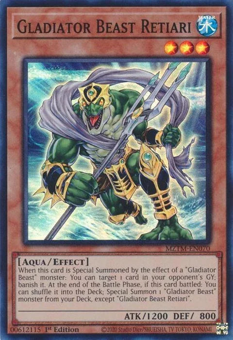 Gladiator Beast Retiari (MZTM-EN070)