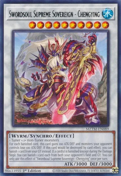Swordsoul Supreme Sovereign - Chengying (MZTM-EN089)