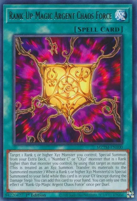 Rank-Up-Magic Argent Chaos Force (MZTM-EN100)