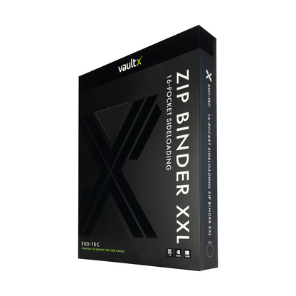 Vault X - 16-Pocket Exo-Tec® XXL Zip Binder - Black
