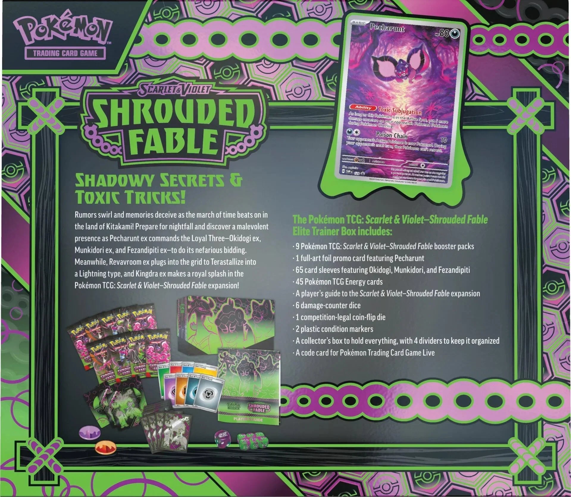 Pokemon TCG - Scarlet &amp; Violet - Shrouded Fable - Elite Trainer Box