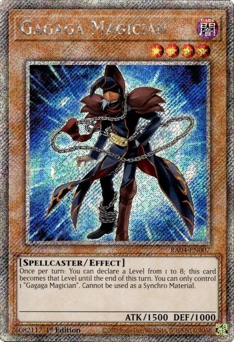 Gagaga Magician (Platinum Secret Rare) (RA04-EN007)
