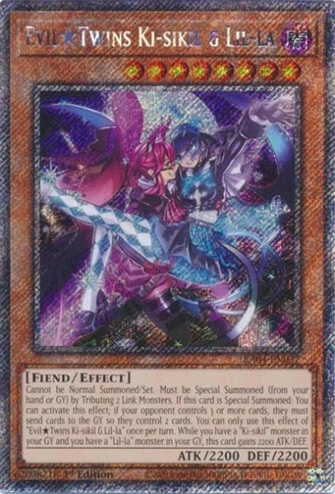 Evil Twins Ki-sikil &amp; Lil-la (Platinum Secret Rare) (RA04-EN037)
