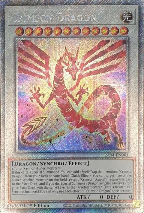 Crimson Dragon (Platinum Secret Rare) (RA04-EN061)