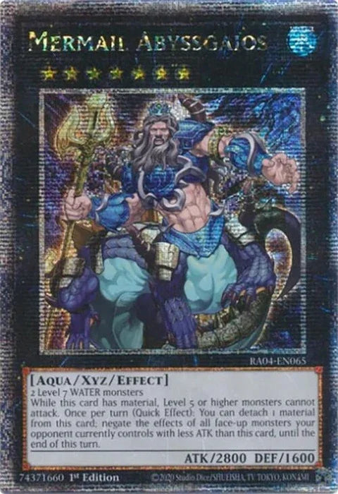 Mermail Abyssgaios (Quarter Century Secret Rare) (RA04-EN065)