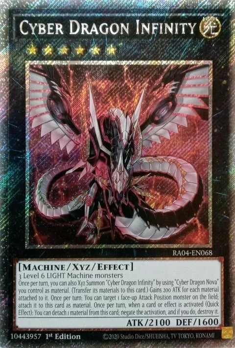 Cyber Dragon Infinity (Platinum Secret Rare) (RA04-EN068)