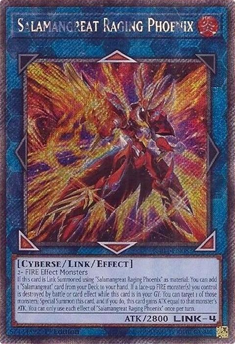 Salamangreat Raging Phoenix (Platinum Secret Rare) (RA04-EN083)