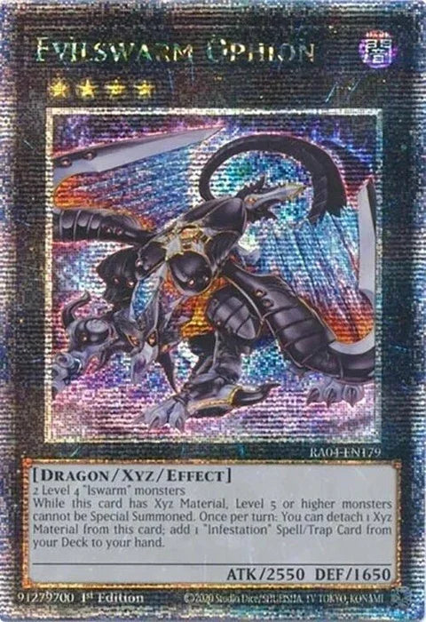 Evilswarm Ophion (Quarter Century Secret Rare) (RA04-EN179)