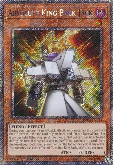 Absolute King Back Jack (Platinum Secret Rare) (RA04-EN244)