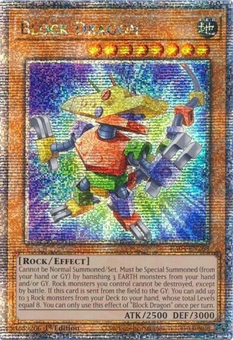 Block Dragon (Quarter Century Secret Rare) (RA04-EN268)