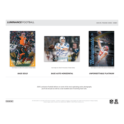 2025 Panini Luminance Football Hobby Box