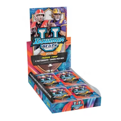 2024 Bowman University Best Football Hobby 12 Box Case